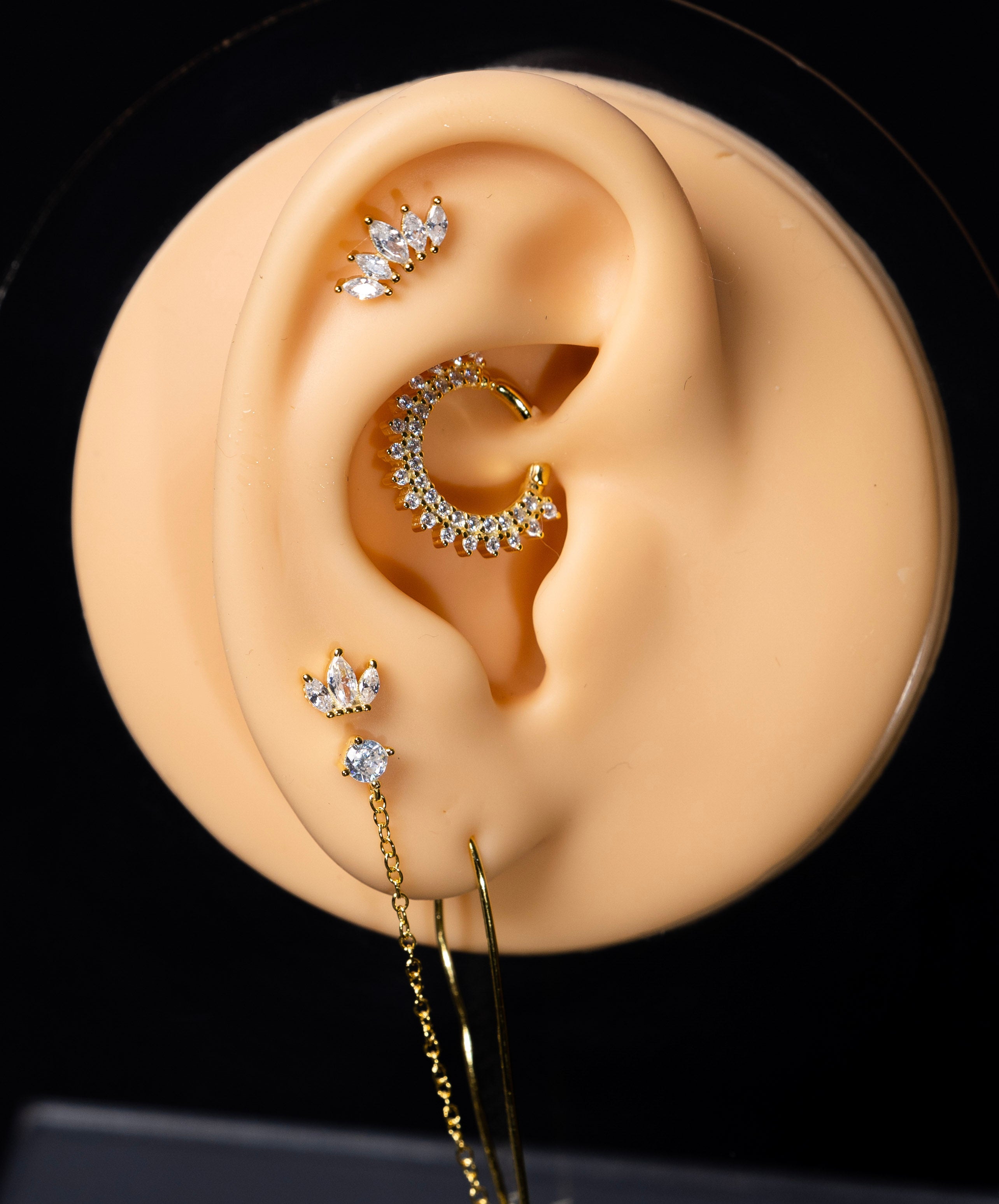 Safety Pin Stud Earring